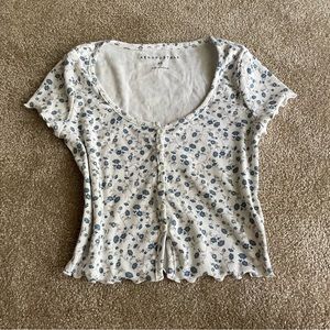 Aero | Floral Cropped Tee🪻